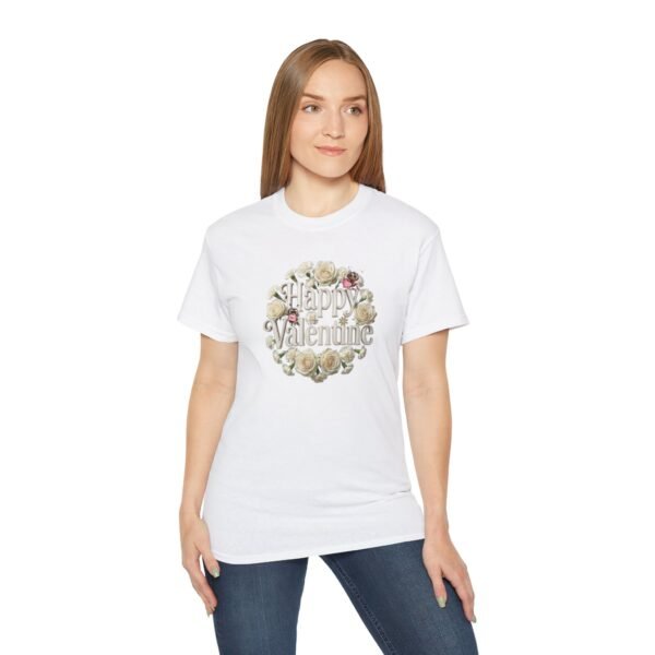 5335125402929651374_2048.jpeg Vintage Valentine’s Day Rose Graphic T-Shirt, Timeless Romance in Everyday Comfort
