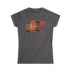 Cozy Season Women's Tee, Retro Fall Vibes Graphic Shirt, Embroidery style effect