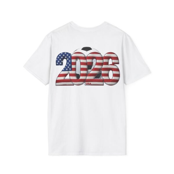 USA T-Shirt, 2026 Soccer T-Shirt Fan Design, Embroidery Style Effect