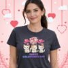 Purr-fectly in Love, Cute Kittens Valentine Tee, Women’s Shirt