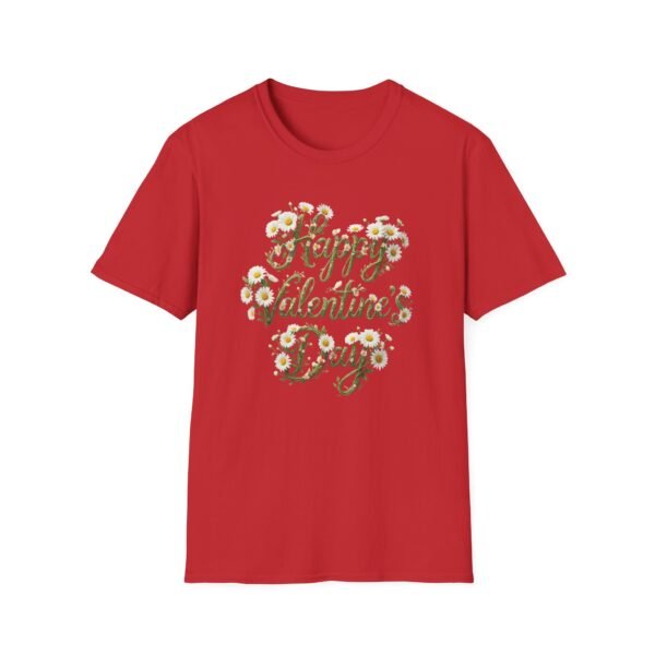 Valentine’s Day Floral T‑Shirt, Happy Valentine’s Day, Women's Tee