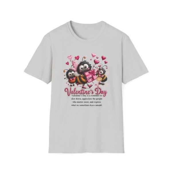Valentine's Day T-Shirt – Cute Love Quote Graphic Tee, Embroidery Style Effect