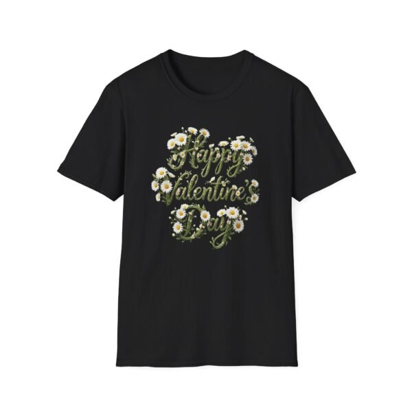 Valentine’s Day Floral T‑Shirt, Happy Valentine’s Day, Women's Tee