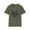 Dog Mom T-Shirt, Cute Paw Heart Graphic Tee for Dog Lovers