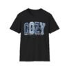 Winter Design T-Shirt, T-Shirt With College-Style Letter Print, Embroidered Effect.