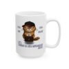 The Mug With The Attitude That The Boss Doesn't Like,  Funny Grumpy Cat Ceramic Mug, Cute Sarcastic Coffee Cup, Design On Both Sides