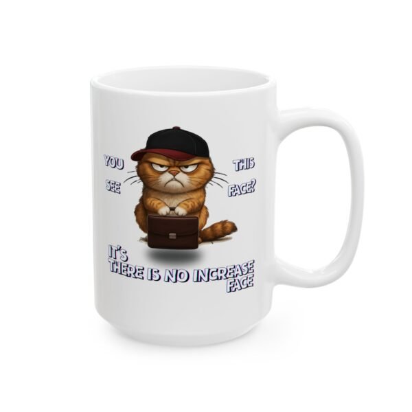 The Mug With The Attitude That The Boss Doesn't Like,  Funny Grumpy Cat Ceramic Mug, Cute Sarcastic Coffee Cup, Design On Both Sides