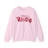 7020064626938691946_2048.jpeg Happy Valentine Women's Sweatshirt, Festive Heart, Gift Pattern Crewneck