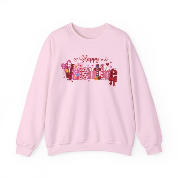 7020064626938691946_2048.jpeg Happy Valentine Women's Sweatshirt, Festive Heart, Gift Pattern Crewneck