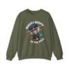 Unisex Crewneck Sweatshirt, Cute Cartoon Monkey Graphic