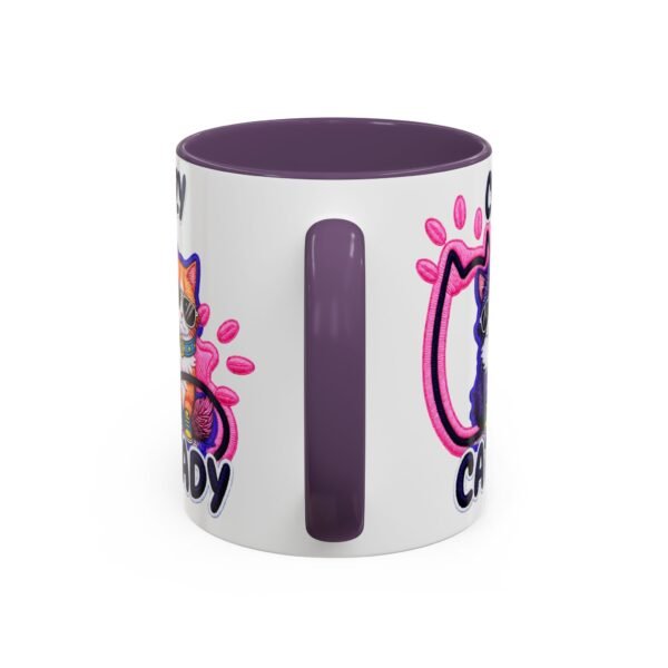 Personalized Mug, Crazy Cat Lady Accent Coffee Mug , Cute Sunglasses Cats