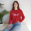 7376873517221869542_2048.jpeg Happy Valentine Women's Sweatshirt, Festive Heart, Gift Pattern Crewneck
