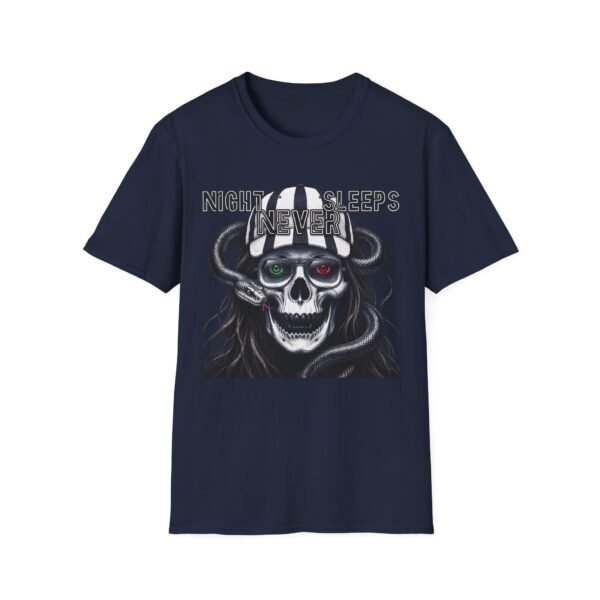 Nightmare Skull T-Shirt, Gothic Skull Graphic Tee, Thread-Style