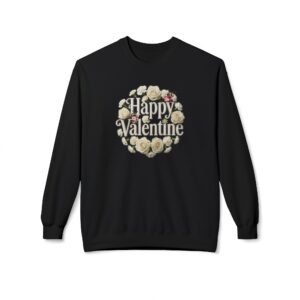 7420437635526496938_2048.jpeg Elegant Valentine’s Day Floral Crewneck Sweatshirt, Timeless Comfort & Subtle Romance, Women T-Shirt
