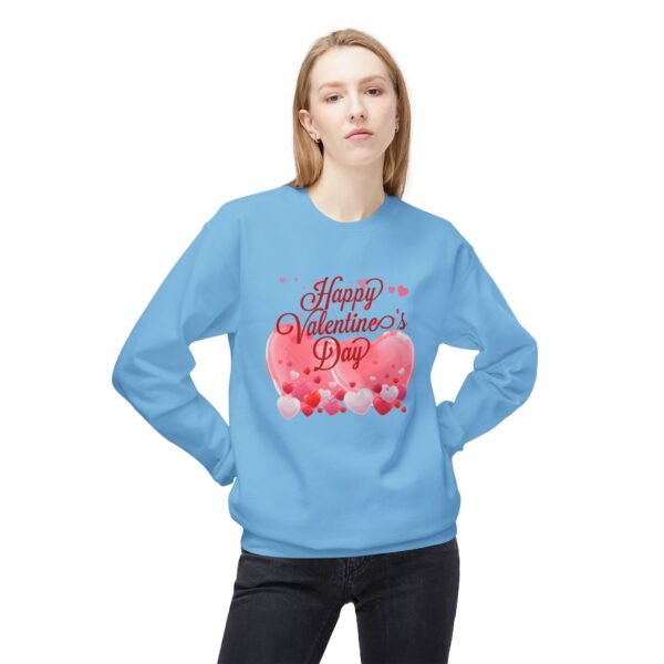 7516119851528871103_2048.jpeg Valentine's Day Crewneck Sweatshirt, Happy Valentine's Day Heart Design