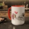 Valentine's Day Cute Mug — Happy Valentine's Day Coffee Cup (11oz/15oz)
