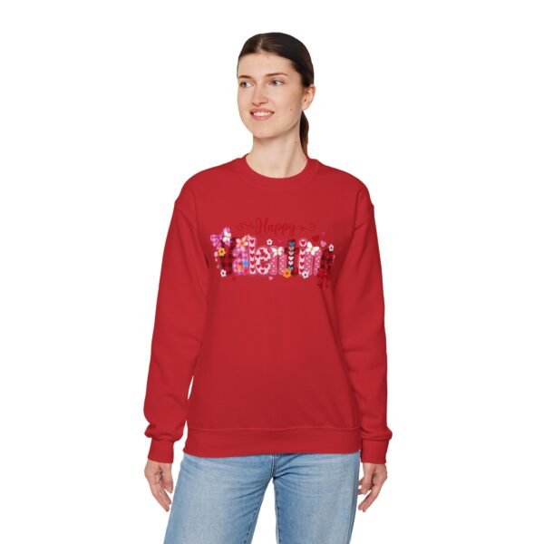 7609156804759663231_2048.jpeg Happy Valentine Women's Sweatshirt, Festive Heart, Gift Pattern Crewneck