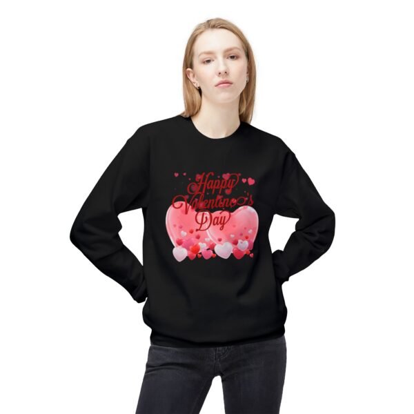 7618561338841494133_2048.jpeg Valentine's Day Crewneck Sweatshirt, Happy Valentine's Day Heart Design
