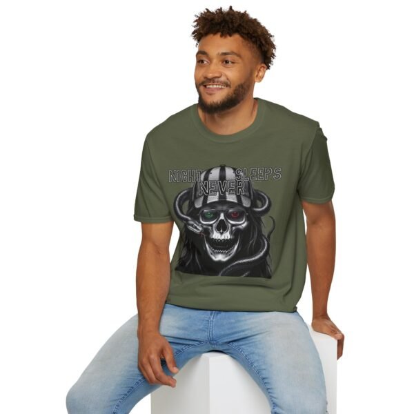7638268198343911993_2048.jpeg T-shirt with a midnight skull print, Streetwear with a dark story.