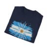 100% Argentino T-Shirt,  Distressed Argentina Flag Tee, Thread-Style Effect