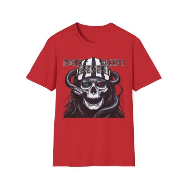 Nightmare Skull T-Shirt, Gothic Skull Graphic Tee, Thread-Style