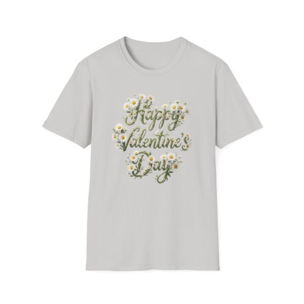 Valentine’s Day Floral T‑Shirt, Happy Valentine’s Day, Women's Tee