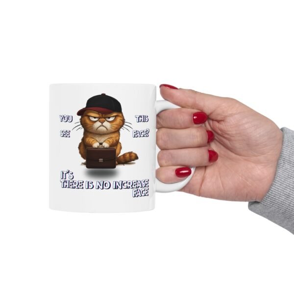 The Mug With The Attitude That The Boss Doesn't Like,  Funny Grumpy Cat Ceramic Mug, Cute Sarcastic Coffee Cup, Design On Both Sides