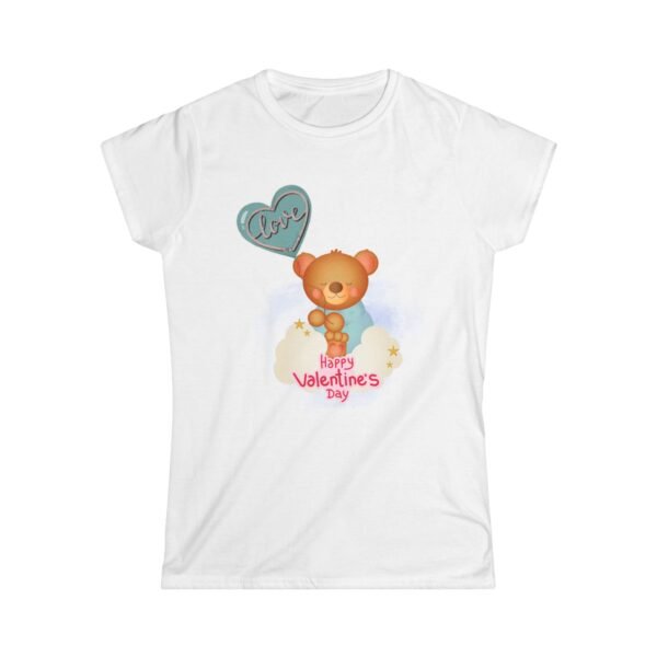 Valentine Bear Tee Cute Happy Valentine’s Day,  Women's T-Shirt