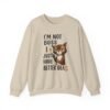 Sweatshirt  I’m Not Boss I Just Have Better Ideas, Grumpy Cat Crewneck, Embroidery Style Effect