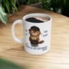 The Mug With The Attitude That The Boss Doesn't Like,  Funny Grumpy Cat Ceramic Mug, Cute Sarcastic Coffee Cup, Design On Both Sides