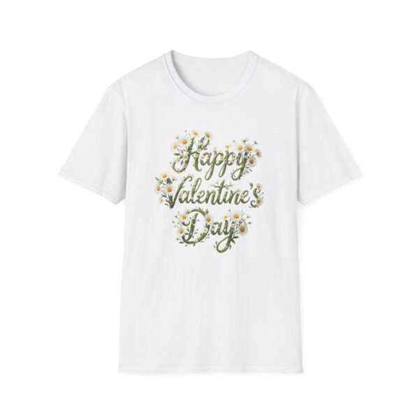 Valentine’s Day Floral T‑Shirt, Happy Valentine’s Day, Women's Tee
