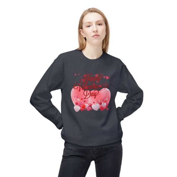 8562837255422742134_2048.jpeg Valentine's Day Crewneck Sweatshirt, Happy Valentine's Day Heart Design