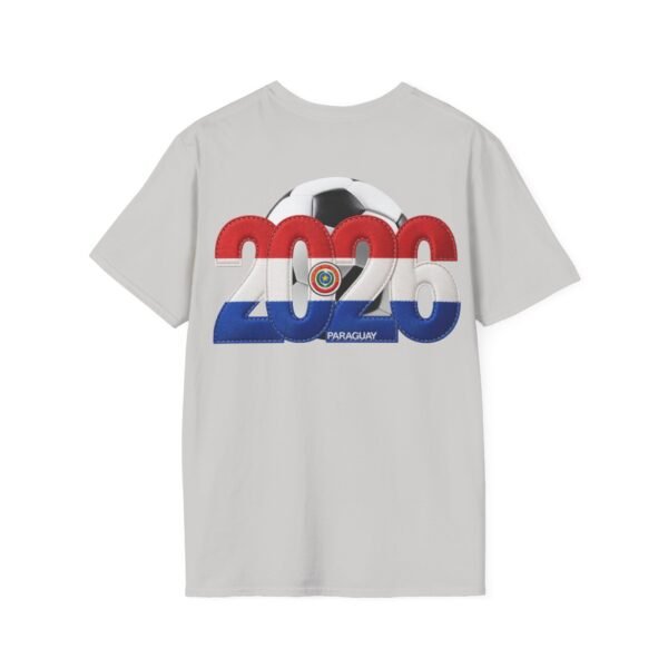 8748921198128073452_2048.jpeg Paraguay 2026 Soccer T-Shirt , Both Sides Design, Embroidery Style Effect