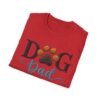 Dog Dad Tee, Because Fur Is a Fashion Statement, Tee for Pet Lovers, Embroidery Style Effect