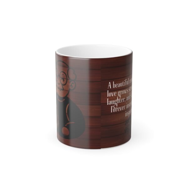 Color-Changing Mug — Grandma Love Quote 11oz (Morphing Heat Reveal)