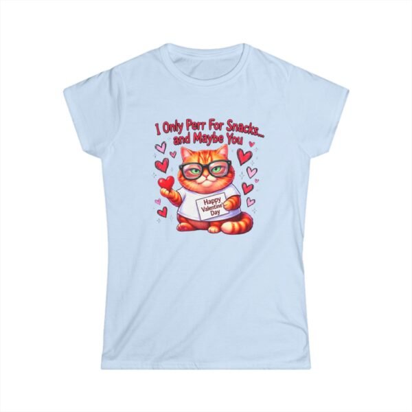 Valentine's Day Cat Tee,  Women's T-Shirt