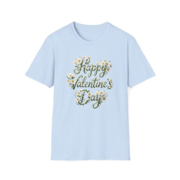 Valentine’s Day Floral T‑Shirt, Happy Valentine’s Day, Women's Tee