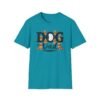 Dog Dad T-Shirt, Cute Puppy Graphic Tee for Dog Lovers, Embroidery Style Effect