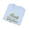 Valentine’s Day Floral T‑Shirt, Happy Valentine’s Day, Women's Tee