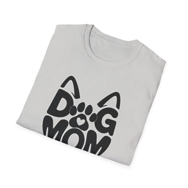 Dog Mom T-Shirt, Cute Paw Heart Graphic Tee for Dog Lovers