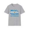 100% Argentino T-Shirt,  Distressed Argentina Flag Tee, Thread-Style Effect
