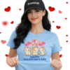 Purr-fectly in Love, Cute Kittens Valentine Tee, Women’s Shirt
