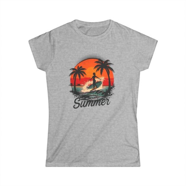 10331408821896779189_2048.jpeg Retro Palm Tree Sunset Women’s Tee, Summer Surf & Beach Graphic T-Shirt