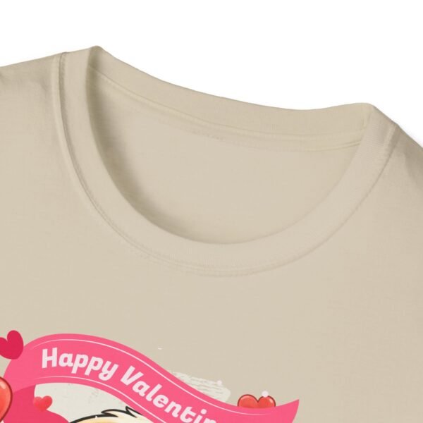 Valentine’s Day Puppy Love Tee, Cute Dog Shirt with Hearts