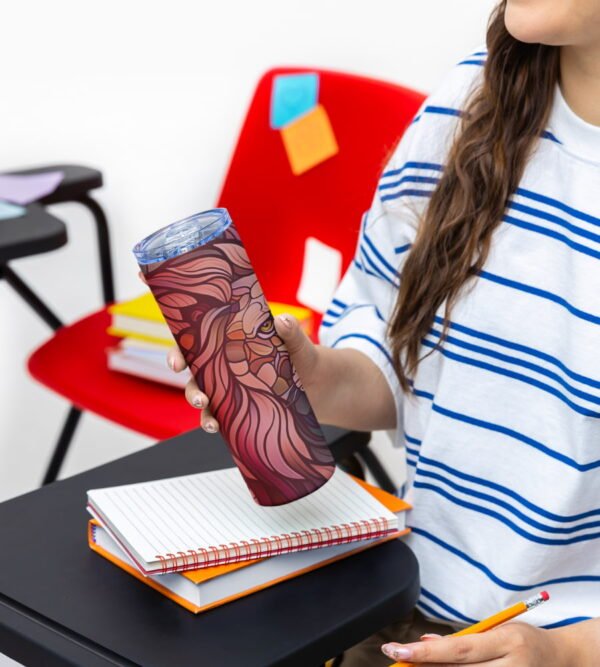 Wild Elegance: Tiger in the Jungle Skinny Tumbler (20 oz)