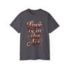 Love Is in the Air Tee, Romantic Valentine’s Day Graphic Shirt, Women's Tee