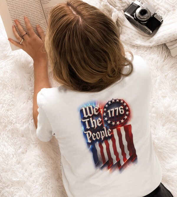 2 🎆 United We Celebrate, Presidents Day Unisex White Tee