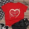 Be My Valentine Heart Tee,  Women's Valentine's Day Graphic Shirt