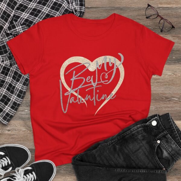 Be My Valentine Heart Tee,  Women's Valentine's Day Graphic Shirt