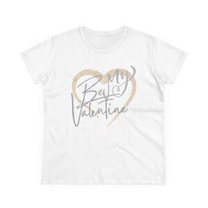 2439136142792621357_2048.jpeg Be My Valentine Heart Tee, Women's Valentine's Day Graphic Shirt